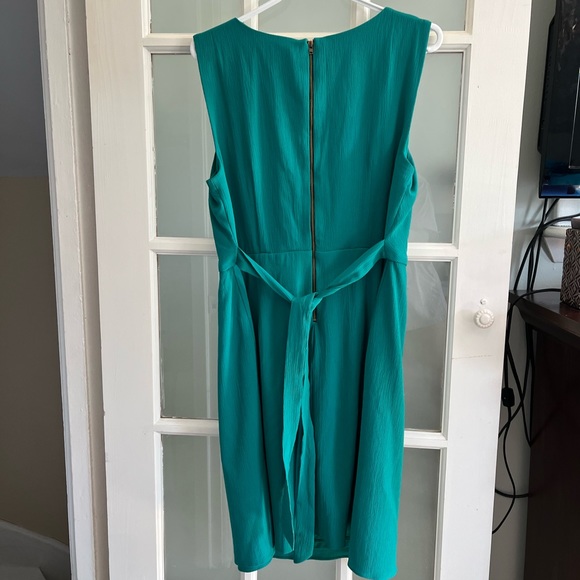 Rickis teal tulip hem mini dress size 10 - Picture 4 of 4
